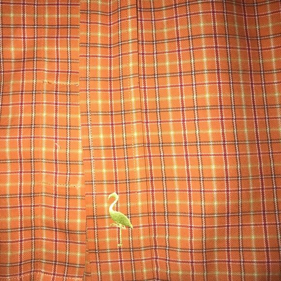 TailorByrd Short Sleeve Regular Fit Shirt Plaid Lg - Picture 2 of 6